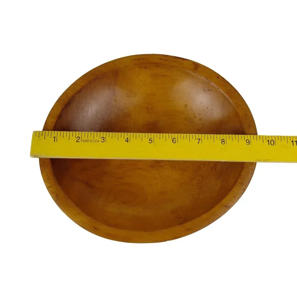 Munising Maple Primative Wood Bowl 9.25 X 8.25
